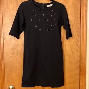 Loft Cotton Black Dress- Never Worn!